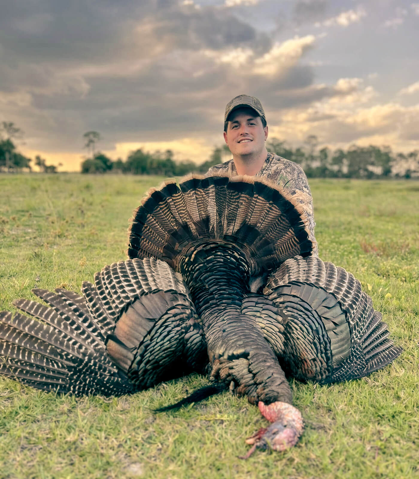 Trophy Osceola gobbler taken with Everglades Adventures
